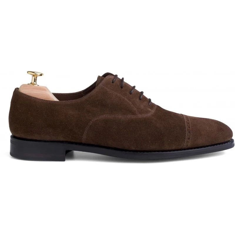 Oxford Designer Dress Beste Herenschoenen Bruiloft Zakelijke Stijl Herenschoen Luxe Lederen Handgemaakte Schoenen Voor Heren - Donkerbruin