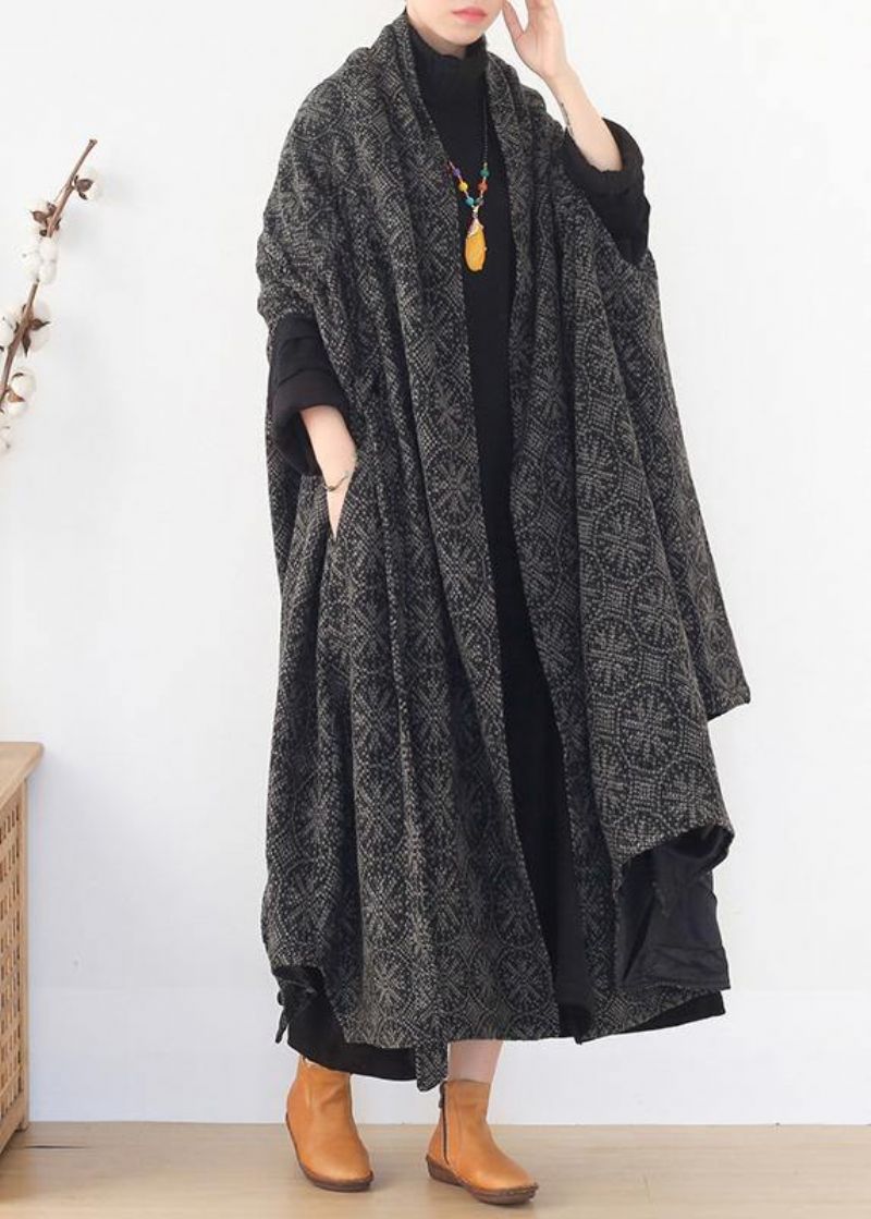 Boetiek Plus Size Kleding Jassen Mantel Damesjassen Asymmetrische Wilde Wollen Jas - Dames trenchcoats